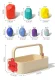 Bakalu Wooden Balancing Stones Montessori Set with Basket
