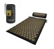 4Fizjo Acupressure Acupuncture Massage Mat Set with Pillow, 68x42 cm, Black/Gold