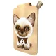Nimmy New Big-Eye Cute Pets 2.0 Cat Magnetic Wallet & Stand, Brown