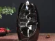 Ceramic Waterfall Incense Burner with 10 Cones, Black