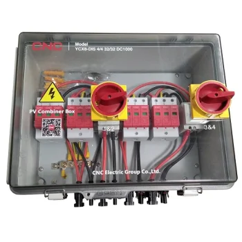 Solar PV DC Combiner Box 4 In 4 Out 1000V IP66