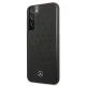 Mercedes Leather Stars Pattern Case for Samsung Galaxy S22+ - Black