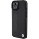 BMW iPhone 15 Case Leather Hot Stamp, Black