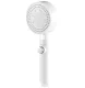White Shower Head with 5 Spray Modes and STOP Function