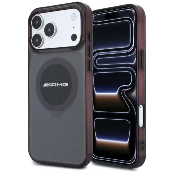 Mercedes AMG MagSafe Case for iPhone 18 Pro Max / 17 Pro Max Bicolor, Black / Burgundy
