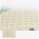 NICEKIDS Double-sided Foldable Foam Play Mat Pad Rug for Children, Alphabet/Owls, 200x150cm