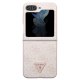 Guess GUHCZF5P4TDPP F731 Z Flip5 pink/pink hardcase Leather 4G Triangle Strass