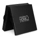 Folding Gymnastics Mat for Fitness and Exercise 182x60 cm, Black