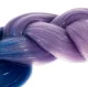 Soulima Synthetic Braiding Hair, Ombre with Glitter, 60 cm