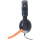 Logitech Zone Learn On-Ear Headset with Microphone, AUX, Blue/Orange