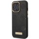 Apple iPhone 14 Pro 6.1\'\' Guess Peony Logo Plate MagSafe Case Cover (Guhmp14lsapstk), Black