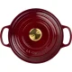 Le Creuset Signature Round Cast Iron Casserole 24 cm Garnet