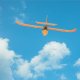 Kids Toy Automatic Gun Airplane Glider Launcher, Blue