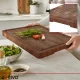 Zortiva Acacia Wood Cutting Board, 43x33 cm