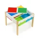 Ecotoys XKF002 Wooden Kids Furniture Set: Table and 2 Chairs