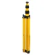Maclean MCE583 Work Tripod for 2 Floodlights, Steel, 62-150 cm, Yellow