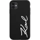 Karl Lagerfeld iPhone 11 / XR Case Silicone Signature, Black