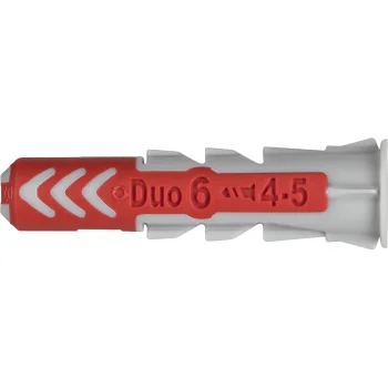 Fischer DuoPower 6x30 mm Universal Plugs, 100 pcs