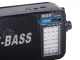 Portable Radio RDD RD-306 FM / AM / SW with LED Flashlight, Black