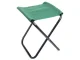 Folding Camping Stool, Metal Frame, Green