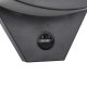 Maclean LED Facade Lamp with Motion Sensor, 10W, IP54, 800lm, Black