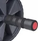 4Fizjo AB Wheel PRO Abdominal Exercise Roller, Black/Red