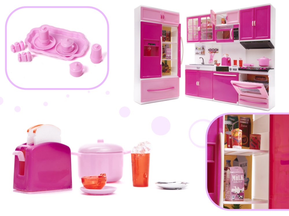 Play Children Furniture Kitchen with Led light 4 Segments (0)