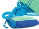 Double Garden Hammock XXL with Cover, Striped, 200 x 150 cm