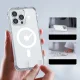 Joyroom Magnetic Defender Magnetic Phone Case Cover iPhone 14 Pro Max Armored Cover with Hooks Stand Clear (MagSafe...