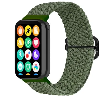 Telcon Braided Strap for Mi Band 8 Pro / M8 Pro, Green