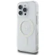 Guess iPhone 16 Pro Max Case IML Glitter Circle MagSafe, Transparent