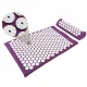 Acupressure Mat and Pillow Set for Back and Neck Pain Relief, Purple