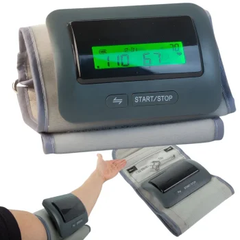 Automatic Upper Arm Blood Pressure Monitor with LCD Display