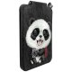Nimmy New Big-Eye Cute Pets 2.0 Panda Magnetic Wallet with Stand, Black