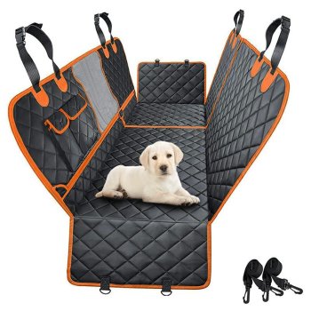 Waterproof Dog Car Seat Cover, Pet Hammock Protector for Cars & SUVs