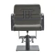 Hairdressing Chair Gabbiano Porto Grey with Grey Base