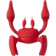OTOTO Red the Crab Spoon Holder & Steam Releaser, Red