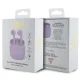 Guess Classic EST Logo TWS Bluetooth Headphones with Charging Case, Purple