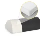 4FIZJO Rehabilitation and Massage Half Roll Bolster, 60x30x15 cm, Black