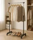 Adjustable Garment Rack on Wheels with Storage Shelf ModernHome