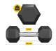 4Fizjo HEX Hexagonal Dumbbell 5 kg, Black