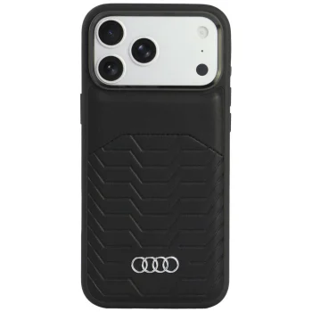 Audi GT Synthetic Leather MagSafe Case for iPhone 18 Pro Max / 17 Pro Max, Black