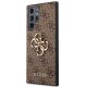 Guess Samsung Galaxy S22 Ultra Case 4G Big Metal Logo, Brown