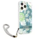 Guess Case for iPhone 13 / 13 Pro Flower Strap Green