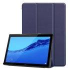 Huawei MediaPad T5 10.1" Tri-fold Stand Smart Leather Case Cover, dark blue