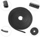Flexible car door edge guard strip 5 m, black
