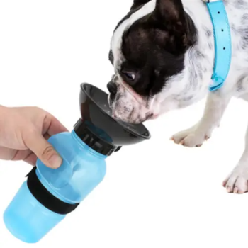 Portable Travel Water Bottle with Dispenser for Dogs Pets 0.5L