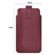 Tech-Protect SM65 Pouch Case for 6.0-6.9\" Smartphones, Burgundy