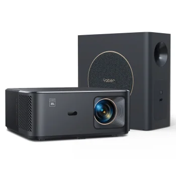 Yaber K2s Pro LCD FullHD 1080p Multimedia Projector with JBL Speakers, Black