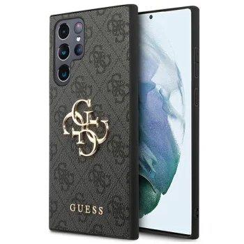Guess Samsung Galaxy S22 Ultra Case 4G Big Metal Logo, Grey